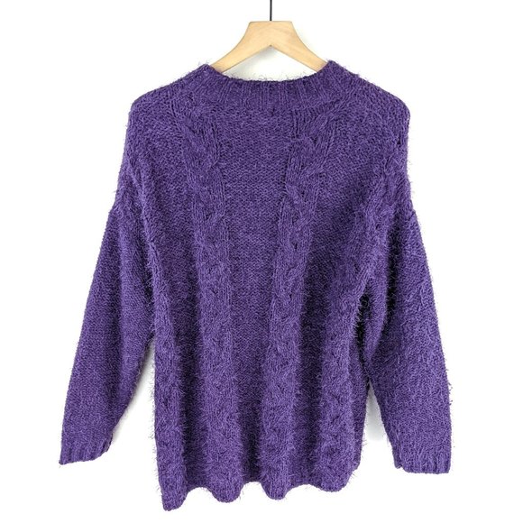 NWT CENY Soft Lavender Purple Knit Size Medium - Picture 3 of 8